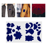 Maxbell Down Jacket Repair Patches Clothing Repair Patch Fabric Patch for Clothes 21pcs Blue