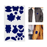 Maxbell Down Jacket Repair Patches Clothing Repair Patch Fabric Patch for Clothes 21pcs Blue