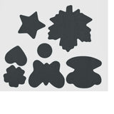 Maxbell Down Jacket Repair Patches Clothing Repair Patch Fabric Patch for Clothes 21pcs Gray