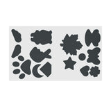 Maxbell Down Jacket Repair Patches Clothing Repair Patch Fabric Patch for Clothes 21pcs Gray