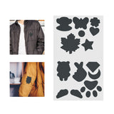 Maxbell Down Jacket Repair Patches Clothing Repair Patch Fabric Patch for Clothes 21pcs Gray