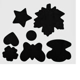 Maxbell Down Jacket Repair Patches Clothing Repair Patch Fabric Patch for Clothes 21pcs Black