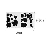 Maxbell Down Jacket Repair Patches Clothing Repair Patch Fabric Patch for Clothes 21pcs Black