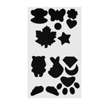 Maxbell Down Jacket Repair Patches Clothing Repair Patch Fabric Patch for Clothes 21pcs Black
