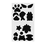Maxbell Down Jacket Repair Patches Clothing Repair Patch Fabric Patch for Clothes 21pcs Black