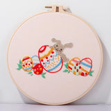 Maxbell Embroidery Starter Kit Sewing for Beginners Cross Stitch Needlework Gift Style D