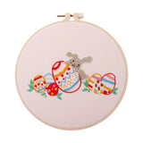 Maxbell Embroidery Starter Kit Sewing for Beginners Cross Stitch Needlework Gift Style D