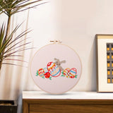 Maxbell Embroidery Starter Kit Sewing for Beginners Cross Stitch Needlework Gift Style D