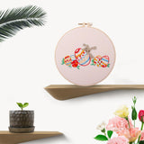 Maxbell Embroidery Starter Kit Sewing for Beginners Cross Stitch Needlework Gift Style D
