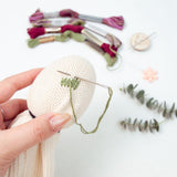 Maxbell Darning Egg Darning Needle Kit Wooden Darning Mushroom Tools for Socks