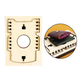 Maxbell Leather Die Cut Mold Stitching Handcraft Wooden Wallet Die Cutting for Home