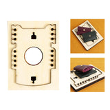 Maxbell Leather Die Cut Mold Stitching Handcraft Wooden Wallet Die Cutting for Home