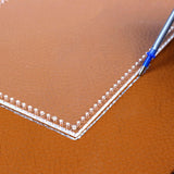 Maxbell Acrylic Template Leather Die Cutting Vase Easy to Use for Sewing Stencil