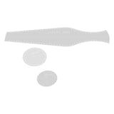 Maxbell Acrylic Template Leather Die Cutting Vase Easy to Use for Sewing Stencil