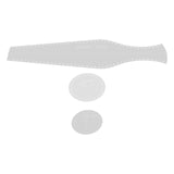 Maxbell Acrylic Template Leather Die Cutting Vase Easy to Use for Sewing Stencil