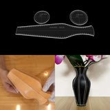Maxbell Acrylic Template Leather Die Cutting Vase Easy to Use for Sewing Stencil