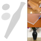 Maxbell Acrylic Template Leather Die Cutting Vase Easy to Use for Sewing Stencil