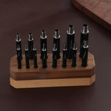 Maxbell Leathercraft Storage Rack Leather Punch Tools Multi Holes for Home Accessory
