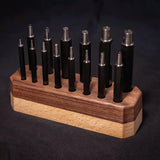 Maxbell Leathercraft Storage Rack Leather Punch Tools Multi Holes for Home Accessory