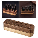 Maxbell Leathercraft Storage Rack Leather Punch Tools Multi Holes for Home Accessory