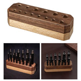 Maxbell Leathercraft Storage Rack Leather Punch Tools Multi Holes for Home Accessory