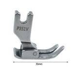 Maxbell Standard Presser Foot Easy to Use Replacement Steel for Juki Topstitching P351V