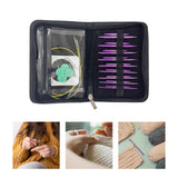 Maxbell Circular Knitting Needles Set Craft Crochet Needles for Socks Knitter Sewing
