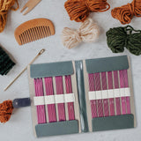 Maxbell Knitting Needles Double Pointed Straight Stitch Crochet for Sewing Beginners