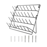 Maxbell Wall Mount Thread Holder 32 Spool Sewing Thread Rack with Hanging Tools