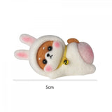 Maxbell Portable Needle Felting Set Crafts Handcraft Wool Roving for Beginners Kids C