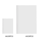 Maxbell 20Pcs Diamond Painting Release Paper Tools for Beginners Nonstick Covers A6 10.5cmx14.8cm