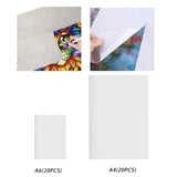 Maxbell 20Pcs Diamond Painting Release Paper Tools for Beginners Nonstick Covers A6 10.5cmx14.8cm