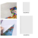 Maxbell 20Pcs Diamond Painting Release Paper Tools for Beginners Nonstick Covers A6 10.5cmx14.8cm