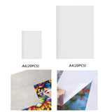 Maxbell 20Pcs Diamond Painting Release Paper Tools for Beginners Nonstick Covers A6 10.5cmx14.8cm