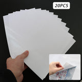 Maxbell 20Pcs Diamond Painting Release Paper Tools for Beginners Nonstick Covers A6 10.5cmx14.8cm