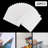 Maxbell 20Pcs Diamond Painting Release Paper Tools for Beginners Nonstick Covers A6 10.5cmx14.8cm