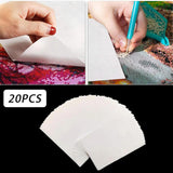 Maxbell 20Pcs Diamond Painting Release Paper Tools for Beginners Nonstick Covers A4 29.7cmx21cm