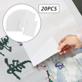 Maxbell 20Pcs Diamond Painting Release Paper Tools for Beginners Nonstick Covers A4 29.7cmx21cm
