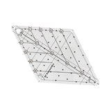 Maxbell 60 Degree Diamond Quilting Template Sewing Ruler for Simple Quilting Designs Large