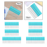 Maxbell 50Pcs 2mm Mini Screwdrivers Set Eyeglass Screwdriver for Toy Repair Sturdy Flat Head
