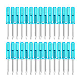 Maxbell 50Pcs 2mm Mini Screwdrivers Set Eyeglass Screwdriver for Toy Repair Sturdy Flat Head