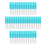 Maxbell 50Pcs 2mm Mini Screwdrivers Set Eyeglass Screwdriver for Toy Repair Sturdy Flat Head