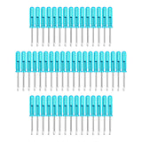 Maxbell 50Pcs 2mm Mini Screwdrivers Set Eyeglass Screwdriver for Toy Repair Sturdy Flat Head