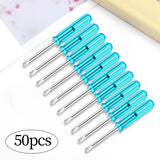 Maxbell 50Pcs 2mm Mini Screwdrivers Set Eyeglass Screwdriver for Toy Repair Sturdy Flat Head