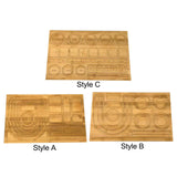 Maxbell Beading Board Showcase Practical Wooden Bead boards for Storage Mom Day Gifts Style A