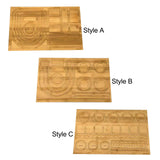 Maxbell Beading Board Showcase Practical Wooden Bead boards for Storage Mom Day Gifts Style A