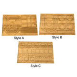 Maxbell Beading Board Showcase Practical Wooden Bead boards for Storage Mom Day Gifts Style A