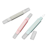 Maxbell Double Needle Threader Accs Hand Sewing for Household Needlecraft Embroidery Pink