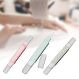 Maxbell Double Needle Threader Accs Hand Sewing for Household Needlecraft Embroidery Pink