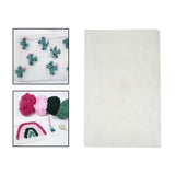 Maxbell Latch Hook Rug Canvas Tool Knitting Kit 1 Piece for Adults Pillow Embroidery 100x150cm